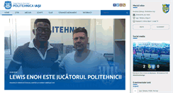 Desktop Screenshot of politehnicaiasi.ro